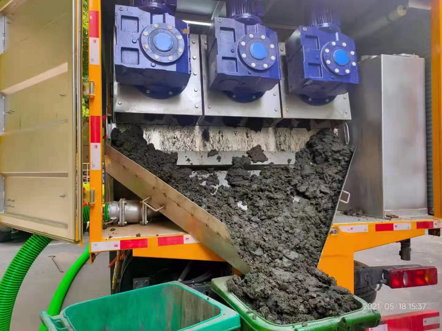 武清化粪池清掏城市维护站-泥浆净化干湿分离处理